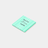 Beste moeder ooit groen gestreept patroon pastel n post-it® notes (Schuin)