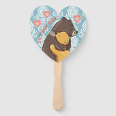 Beste moeder ooit Hand Fan, beste cadeauidee voor Handwaaier (Voorkant)