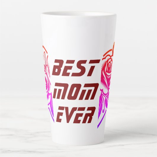 Beste moeder ooit - Happy Moederdag Latte Mok (Voorkant)