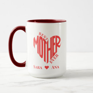 Beste Moeder Ooit Hart Foto - Gepersonaliseerd Cad Mok