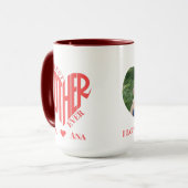 Beste Moeder Ooit Hart Foto - Gepersonaliseerd Cad Mok (Voorkant links)