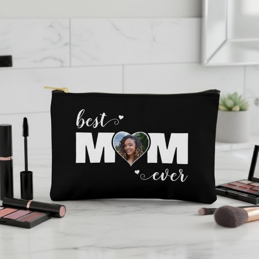 Beste Moeder Ooit Hart Foto Moederdag Zwart Etui