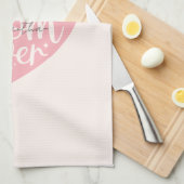 Beste moeder ooit - Hart Theedoek (Quarter Fold)