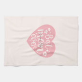 Beste moeder ooit - Hart Theedoek (Horizontaal)