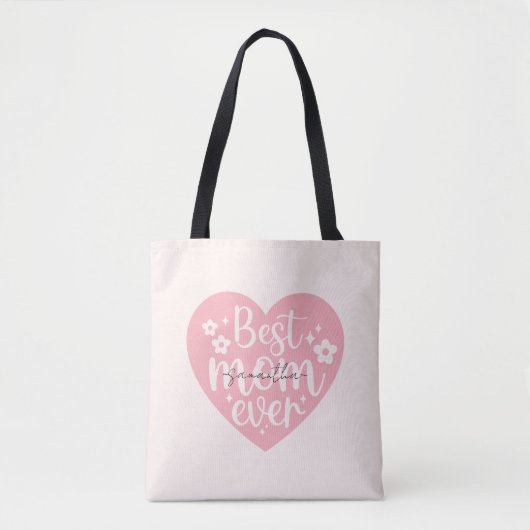 Beste moeder ooit - Hart Tote Bag (Voorkant)