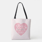 Beste moeder ooit - Hart Tote Bag (Achterkant)