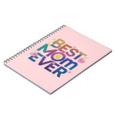 Beste Moeder ooit Harten & Bloemen Notitieboek (Linkerzijde)