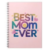 Beste Moeder ooit Harten & Bloemen Notitieboek (Voorkant)