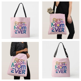 Beste Moeder Ooit Harten & Bloemen Tote Bag