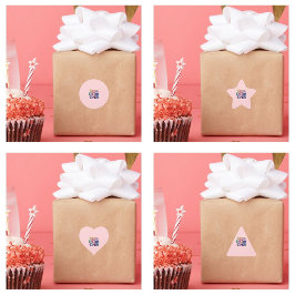 Beste Moeder Ooit Hartjes & Bloemen Ronde Sticker