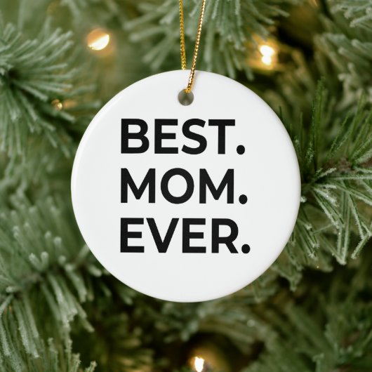 Beste moeder ooit, ik hou van je moeder, Moederdag Keramisch Ornament (Boom)