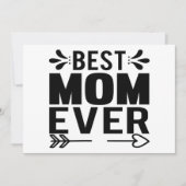 Beste Moeder Ooit! Kaart (Voorkant)