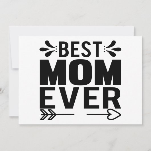 Beste Moeder Ooit! Kaart (Voorkant)