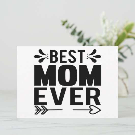 Beste Moeder Ooit! Kaart (Staand voorkant)