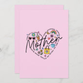 Beste moeder ooit kaart (Voorkant / Achterkant)