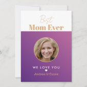 Beste moeder ooit kaart (Voorkant)