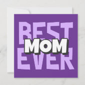 Beste moeder ooit Kaart - Moederdag Groet (Voorkant)