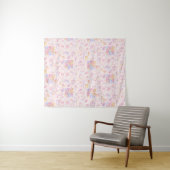 Beste Moeder Ooit Kawaii Pastel Patroon Wandkleed (In Situ (horizontaal))