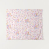 Beste Moeder Ooit Kawaii Pastel Patroon Wandkleed (Voorkant (horizontaal))