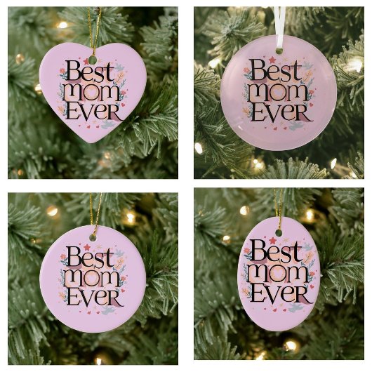 Beste Moeder Ooit Keramisch Ornament