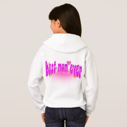 Beste moeder ooit Kinder hoodie - Moederdag Gift v (Achterkant volledig)