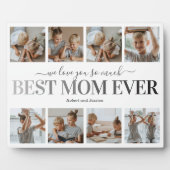 Beste Moeder Ooit Kinderen Foto Fotoplaat (Voorkant)