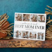 Beste Moeder Ooit Kinderen Foto Fotoplaat (Zijkant)