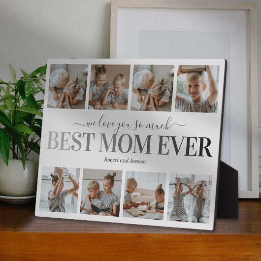 Beste Moeder Ooit Kinderen Foto Fotoplaat