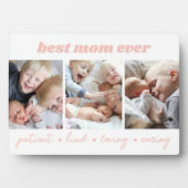 Beste Moeder Ooit Kinderen Foto Fotoplaat (voorkant)