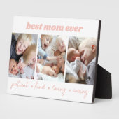 Beste Moeder Ooit Kinderen Foto Fotoplaat (Zijkant)