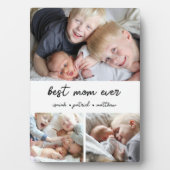Beste Moeder Ooit Kinderen Namen Fotoplaat (voorkant)
