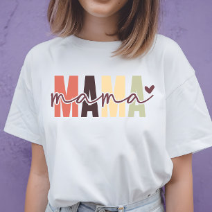 Beste moeder ooit   Kleurig schrift mama Moederdag T-shirt