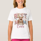 Beste Moeder Ooit Knuffelige Beer Moederdag Shirt (Voorkant)