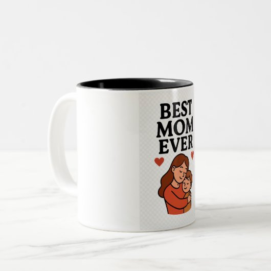 Beste moeder ooit koffie Mok cadeau (Voorkant links)