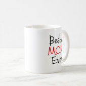 Beste moeder ooit koffie-mok koffiemok (Voorkant rechts)