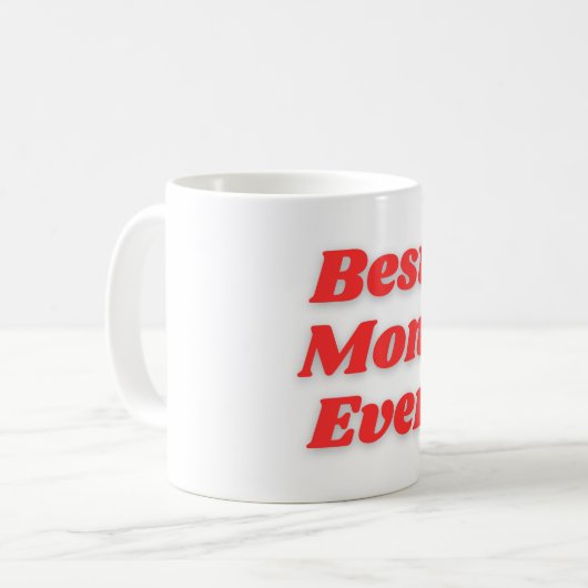Beste moeder ooit koffie Mok - Perfect Gift (Voorkant links)