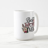 Beste Moeder Ooit Koffiemok Cadeaubeker voor Moede (Voorkant rechts)