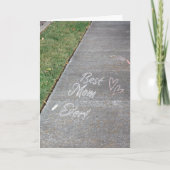 Beste Moeder Ooit Krijttekeningen Moederdag Foto Kaart (Voorkant)