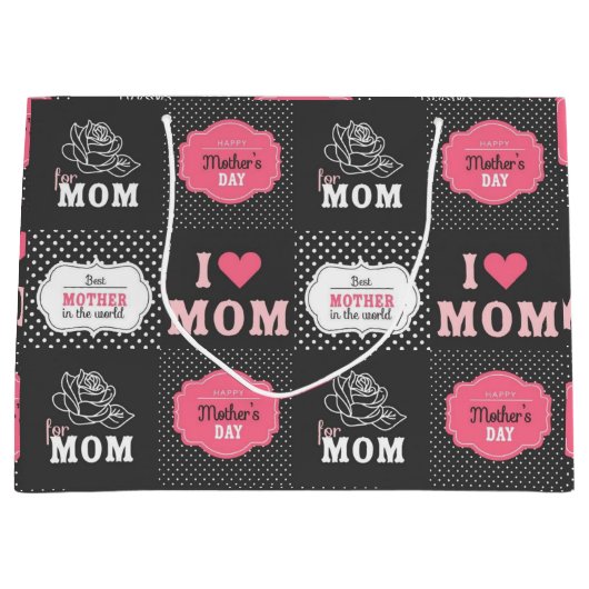 Beste moeder ooit large cadeautasje (Voorkant)