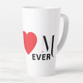 Beste moeder ooit Latte Mok - cadeau voor mama (Rechterhoek)