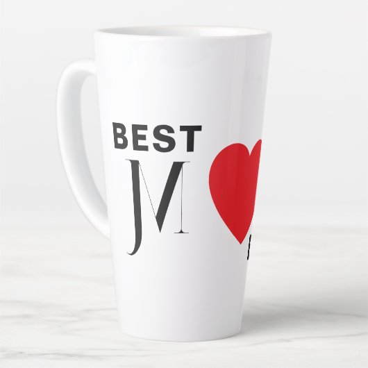Beste moeder ooit Latte Mok - cadeau voor mama (Linkerhoek)