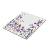 Beste Moeder Ooit Lente Zomer Tuin Bloemen Tegeltje (Zijkant)