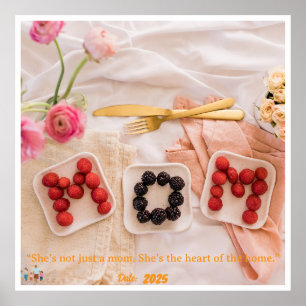 Beste moeder ooit: liefde, thuis en familie poster