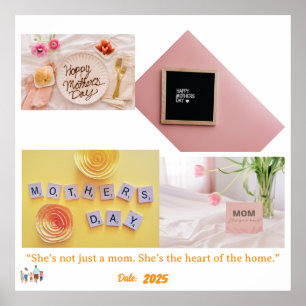 Beste moeder ooit: liefde, thuis en familie poster