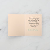 Beste moeder ooit mama, aangepaste kinderen / bloe notitiekaartje (Binnen)