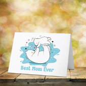 Beste Moeder ooit Mama Beer Moederdag Feestdagen Kaart
