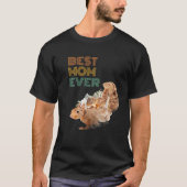 Beste moeder ooit mama Squirrel Cute Animal Moeder T-shirt (Voorkant)