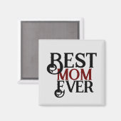 beste moeder ooit, mammie mama, gewoon cadeau magneet (Voorkant / Achterkant)