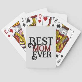 beste moeder ooit, mammie mama, gewoon cadeau pokerkaarten