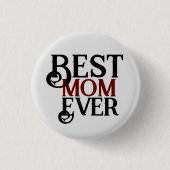 beste moeder ooit, mammie mama, gewoon cadeau ronde button 3,2 cm (Voorkant)